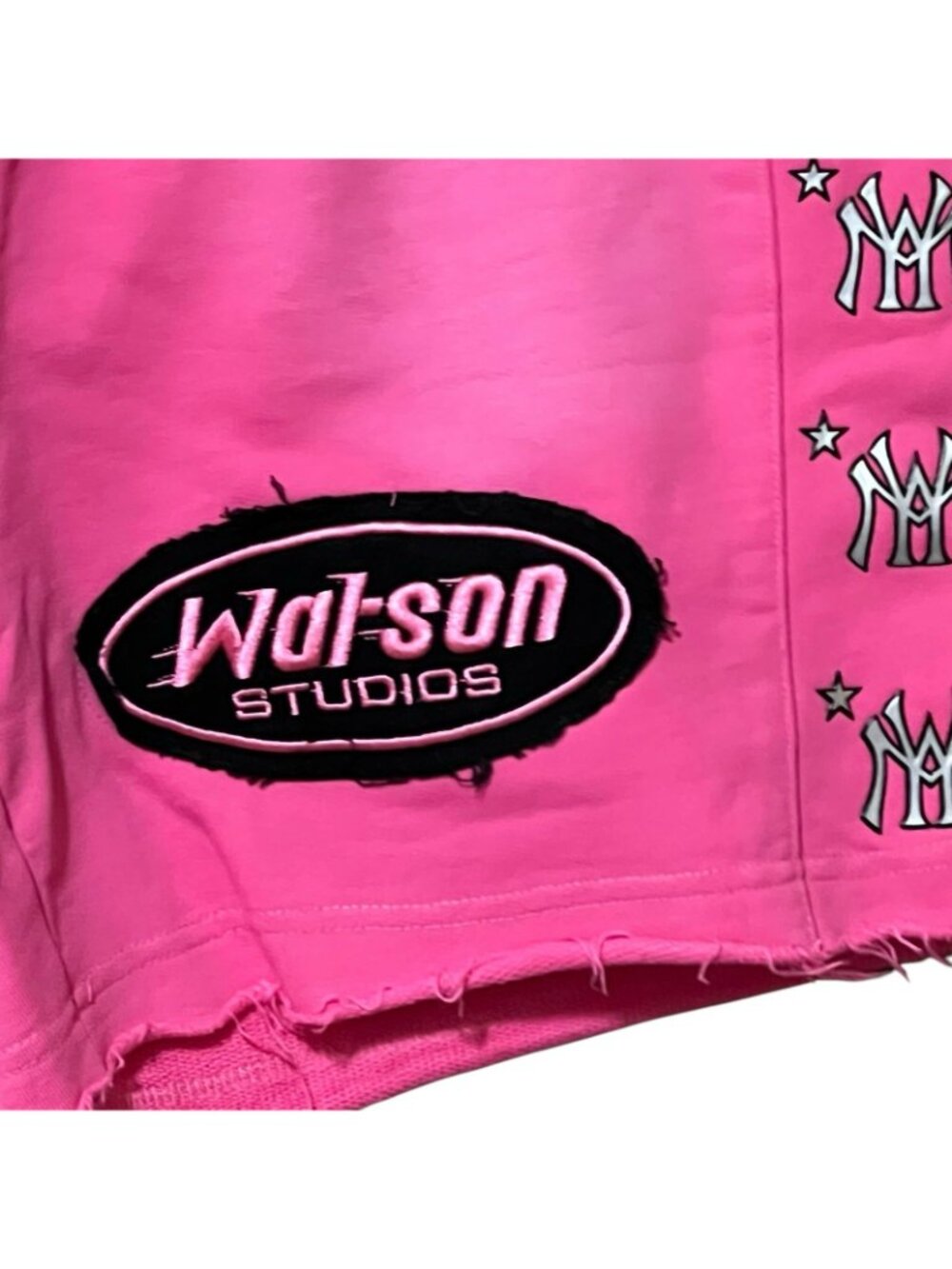 Watson Ultra Sound Records Men L Pink Sweat Shorts NWT Streetwear Hypebeast - Picture 6 of 12